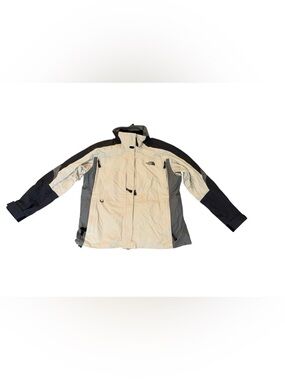 VTG  90s THE NORTH FACE cream Mountain Light Parka Gore-Tex Jacket sz large